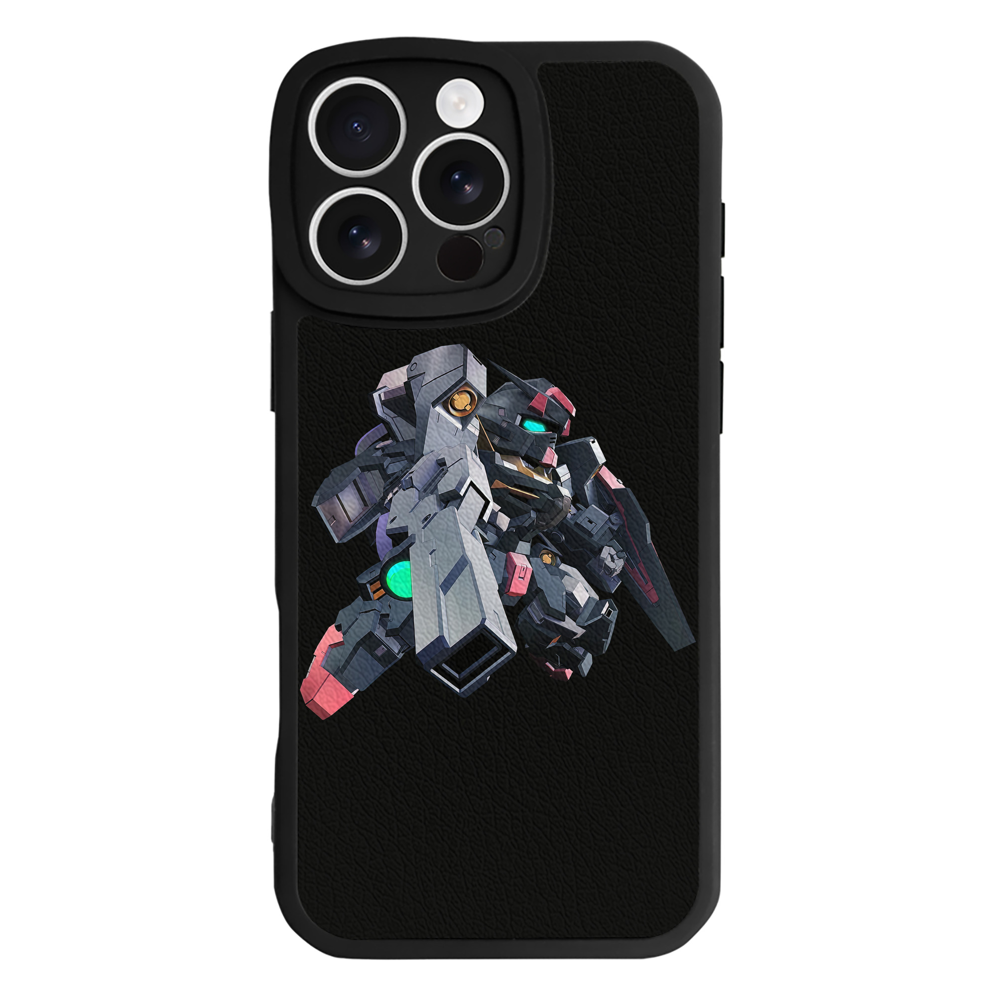 （画像用） 機動戦士ガンダム Mobile Suit Gundam 【iPhone 16シリーズ対応】シリコンスマホケース（レザー調） 材質：シリコン